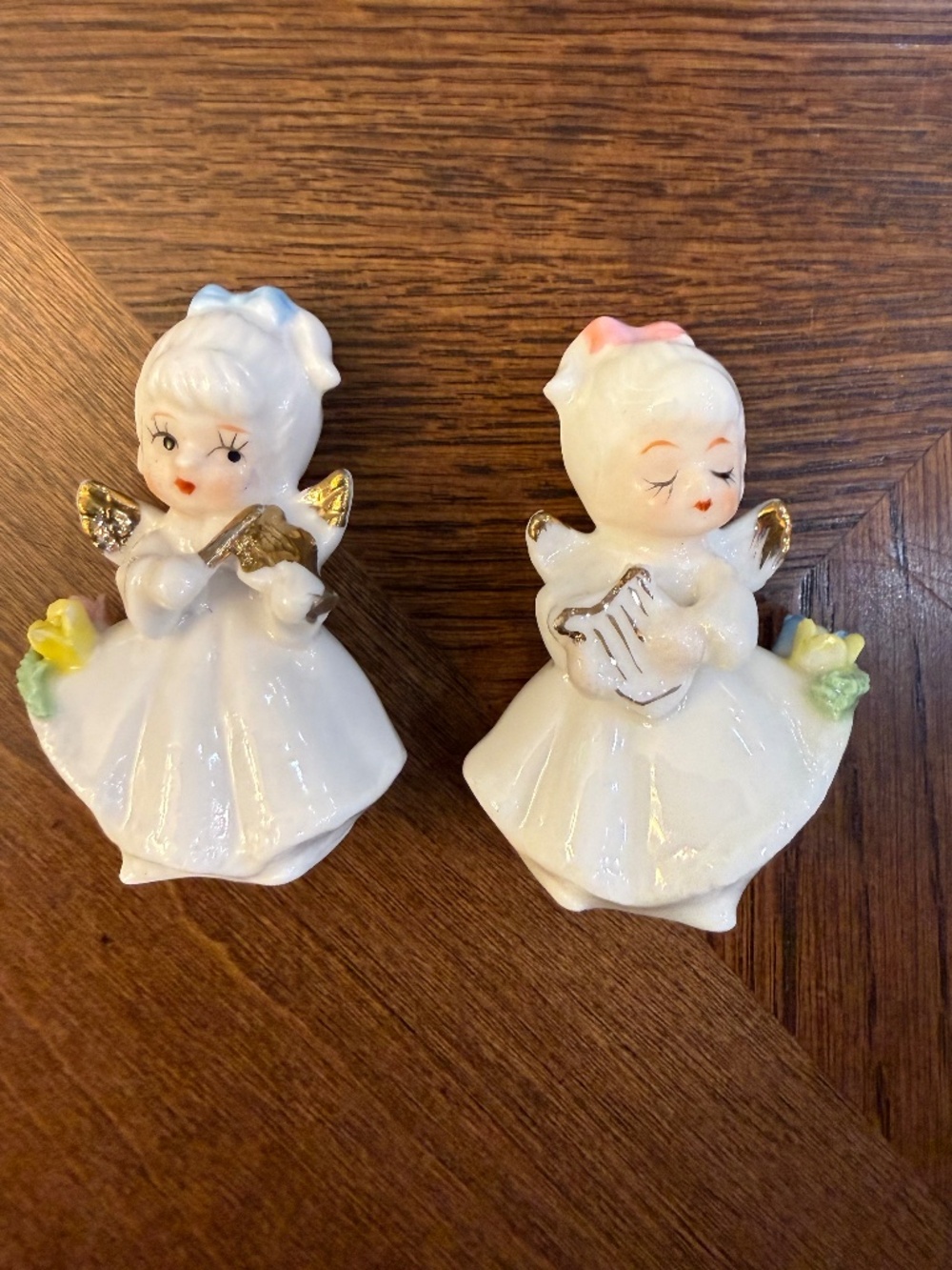 bone china miniature angel figurines